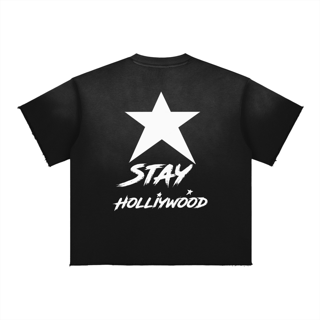 Sun Fade Raw Edge T-Shirt
