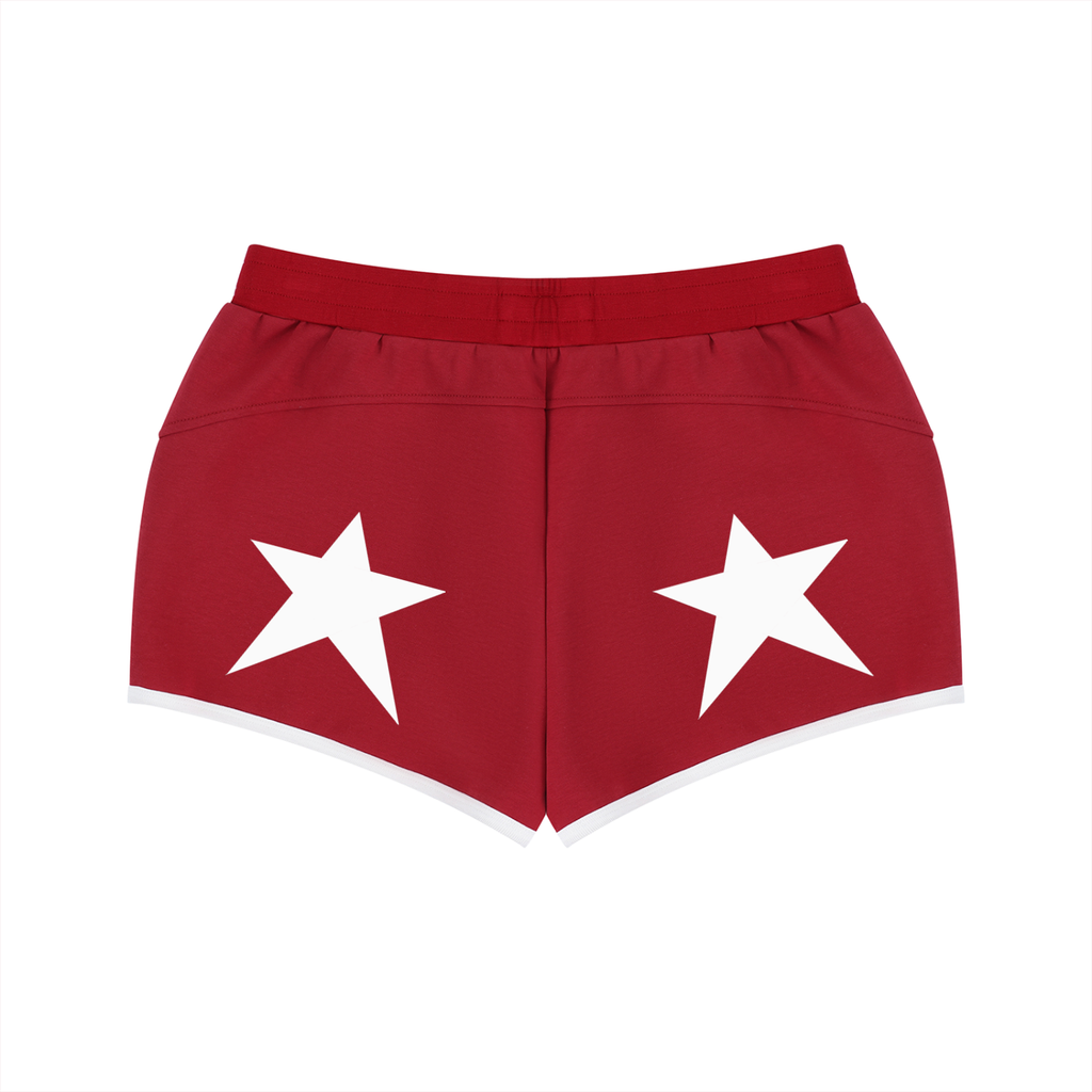Women's Retro Contrast Binding Shorts