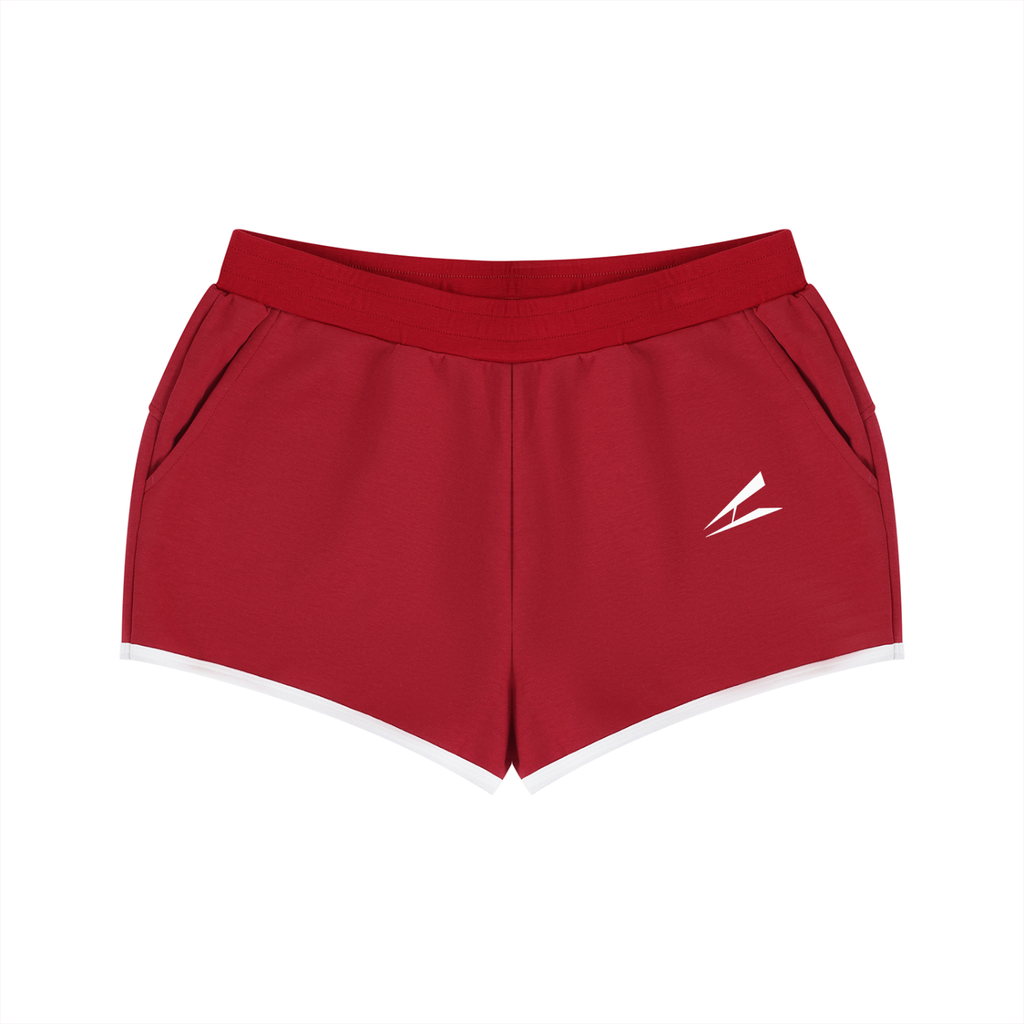 Women's Retro Contrast Binding Shorts