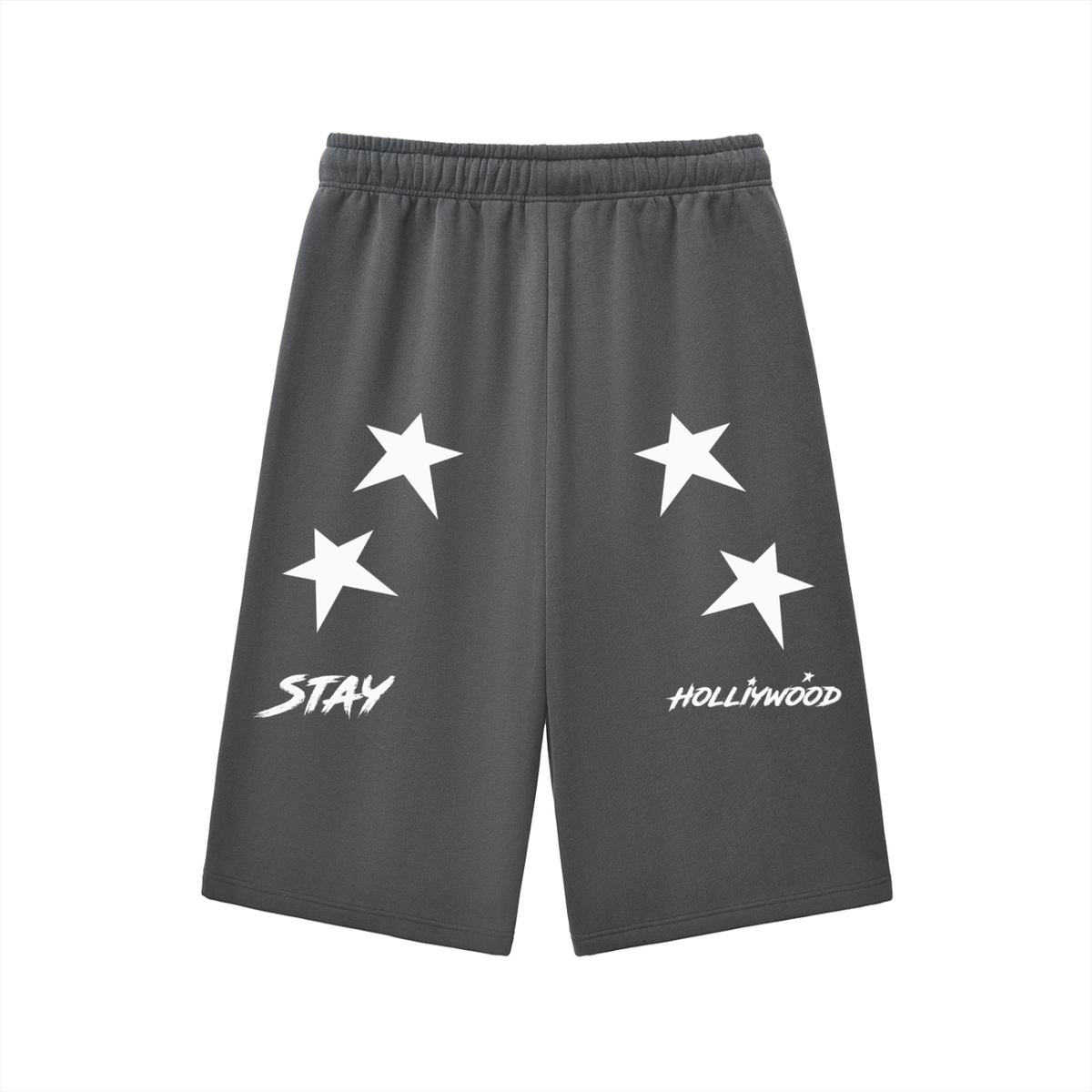 Relaxed Drawstring Three-quarter Sweatpants