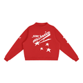 Essential Fleece Mock-Neck Crew Sweatshirt