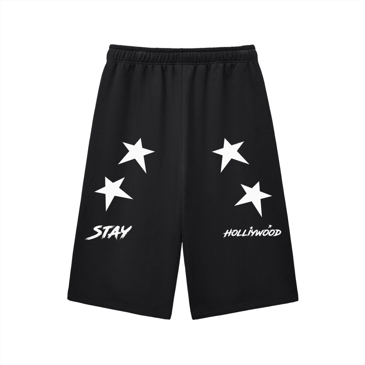 Relaxed Drawstring Three-quarter Sweatpants