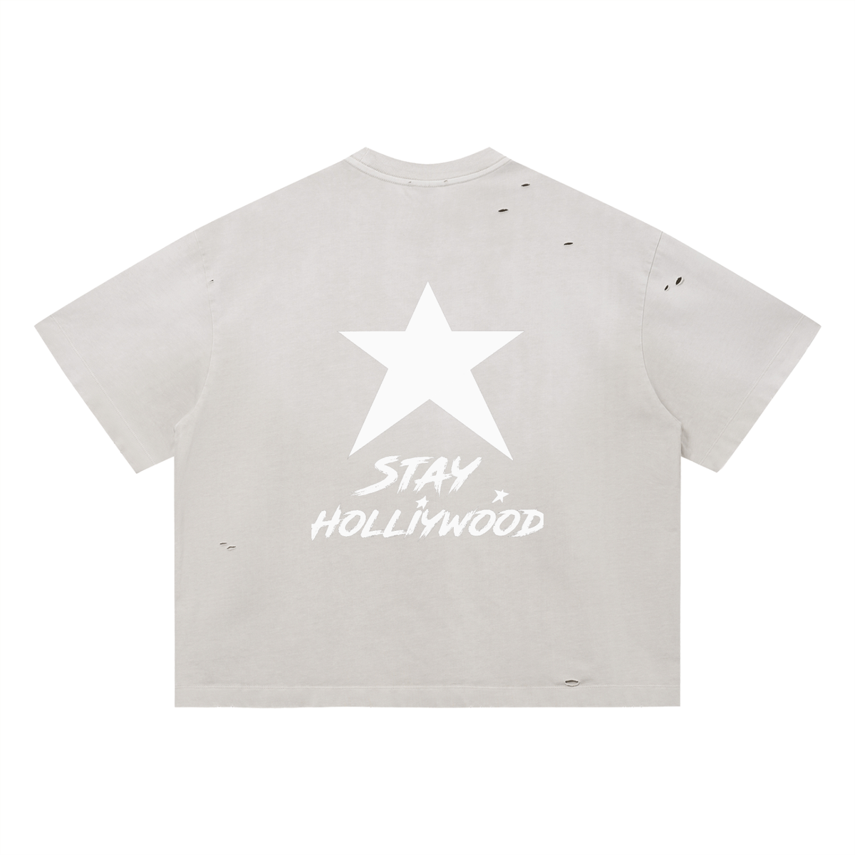 Vintage Washed Distressed Boxy Oversized T-Shirt