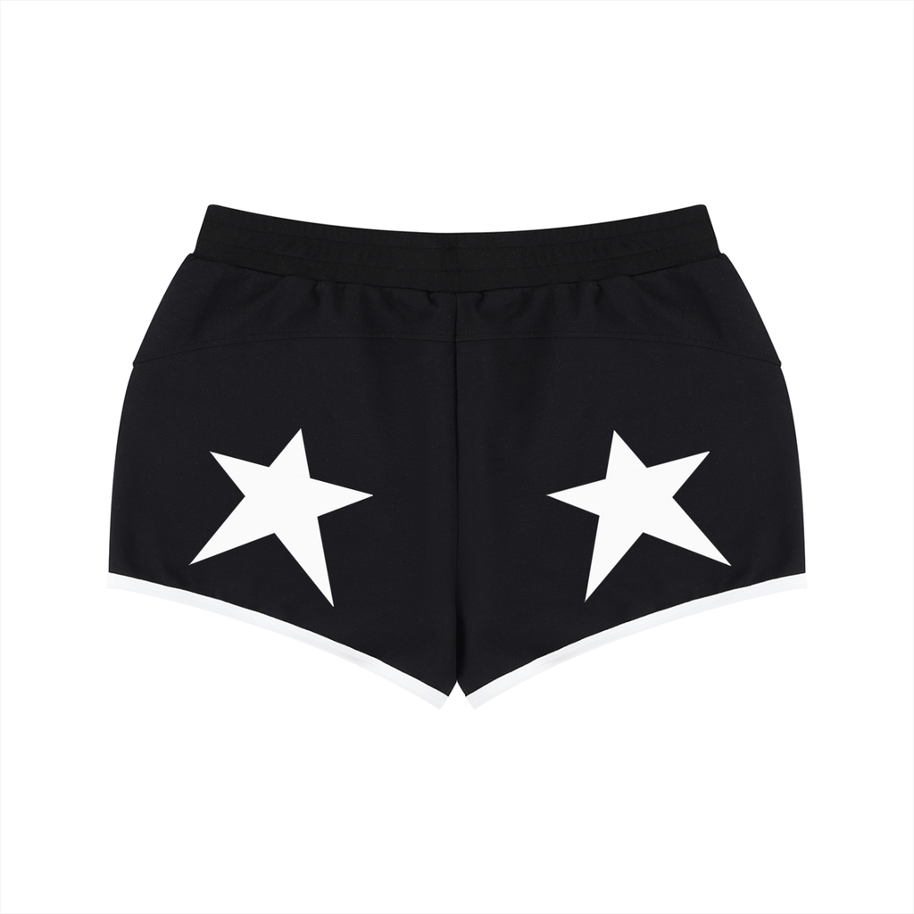 Women's Retro Contrast Binding Shorts