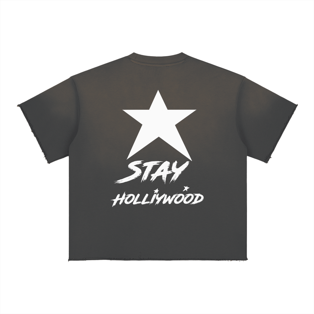 Sun Fade Raw Edge T-Shirt