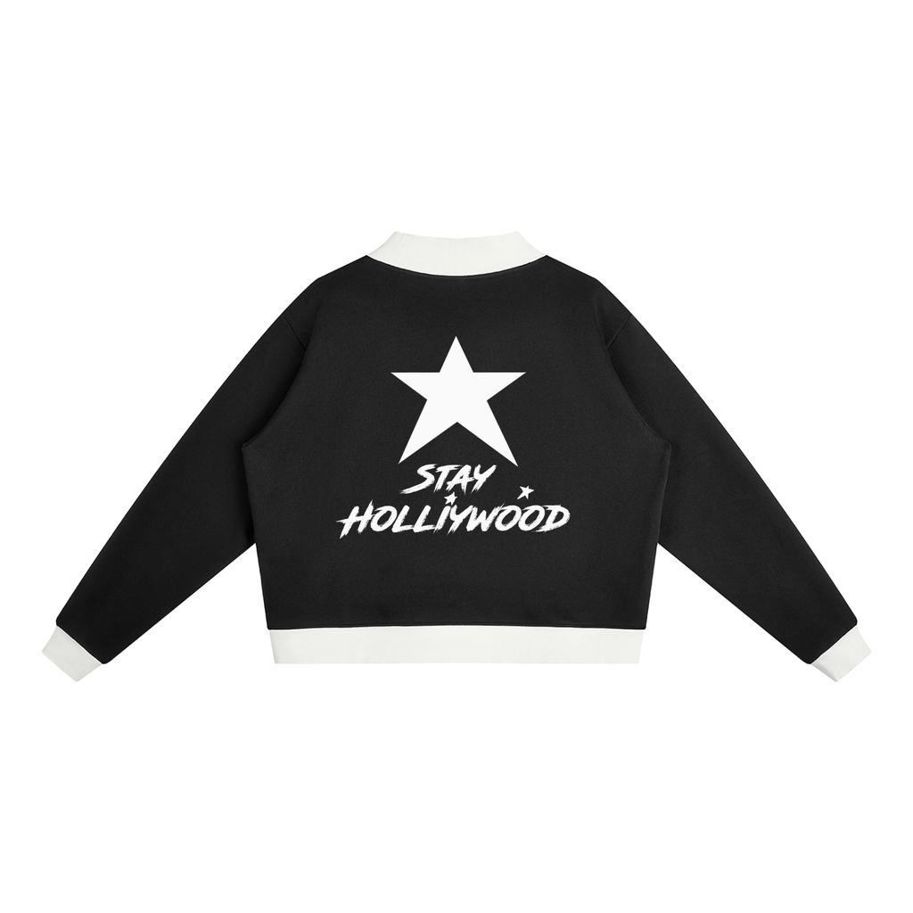 Women’s Mock Neck Crewneck Sweatshirt