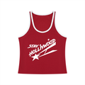 Women's Color Block Cropped Tank Top
