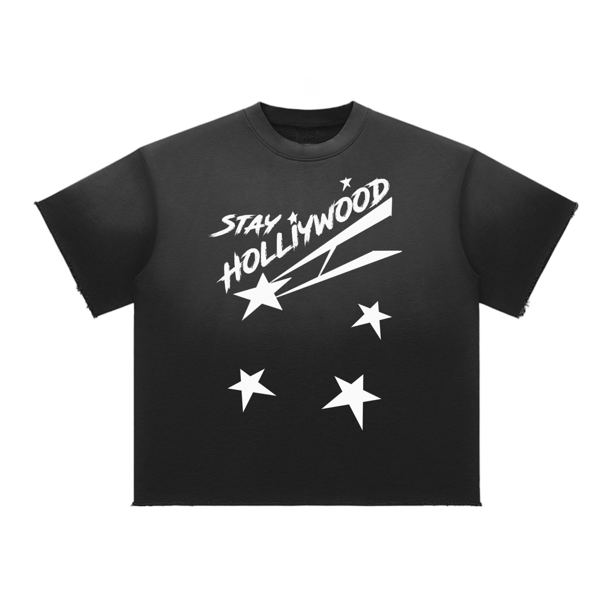 Sun Fade Raw Edge T-Shirt